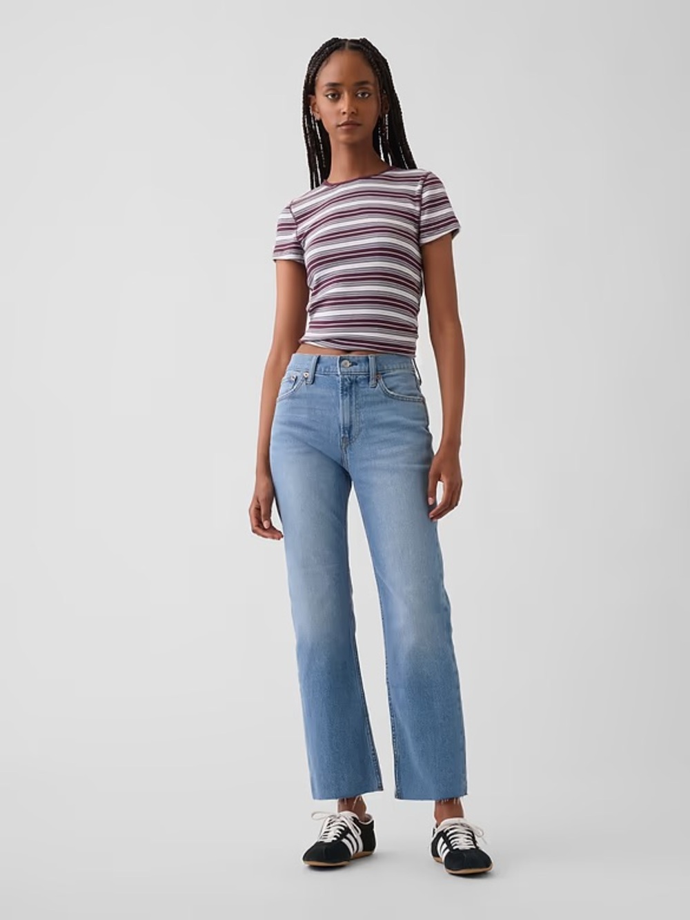 NWT Gap High Rise ’90s Slim Straight Crop Jeans | Size 8